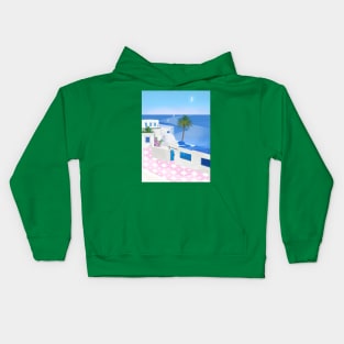 Tunis, Sidi Bou Said Kids Hoodie